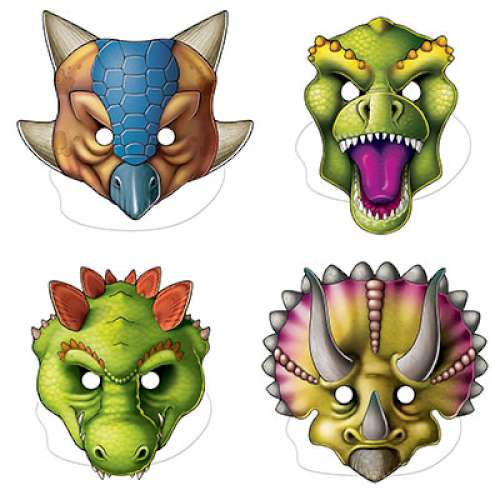 Dinosaur Masks - Click Image to Close